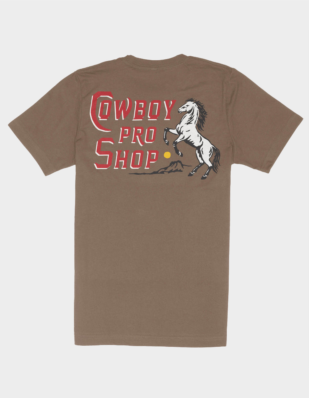 SENDERO PROVISIONS CO. Cowboy Pro Mens Tee - BROWN