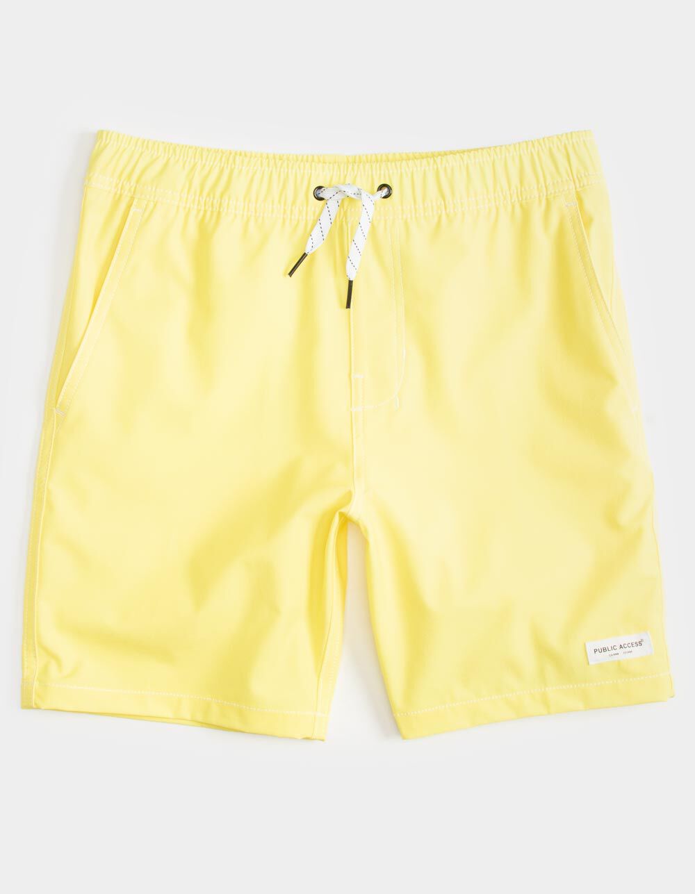 PUBLIC ACCESS Vintage Walker Boys Yellow Combo Volley Shorts - YELLOW ...