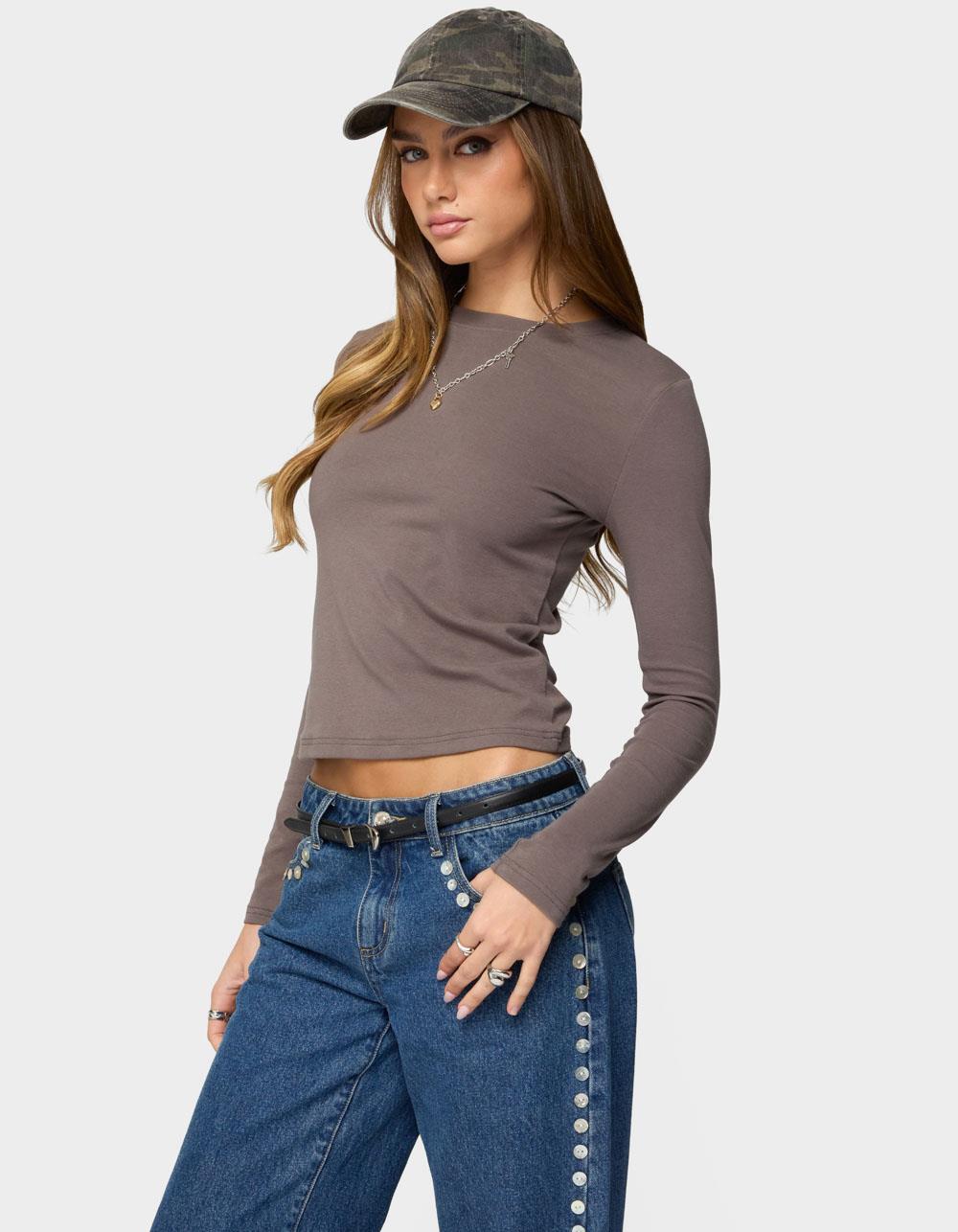 EDIKTED Kiyan Long Sleeve Tee