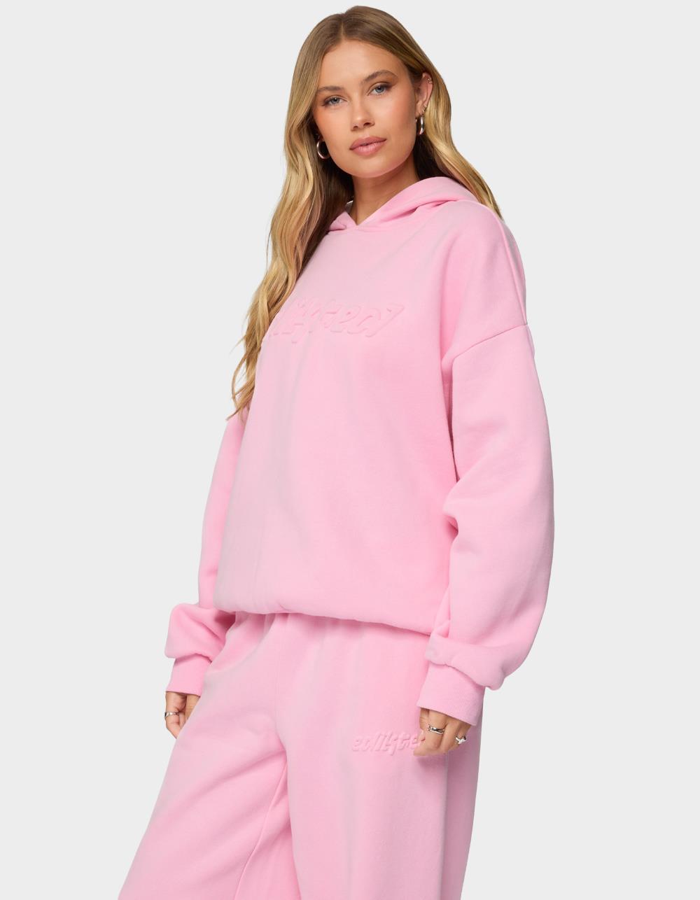 Edikted Totally Hoodie - PINK