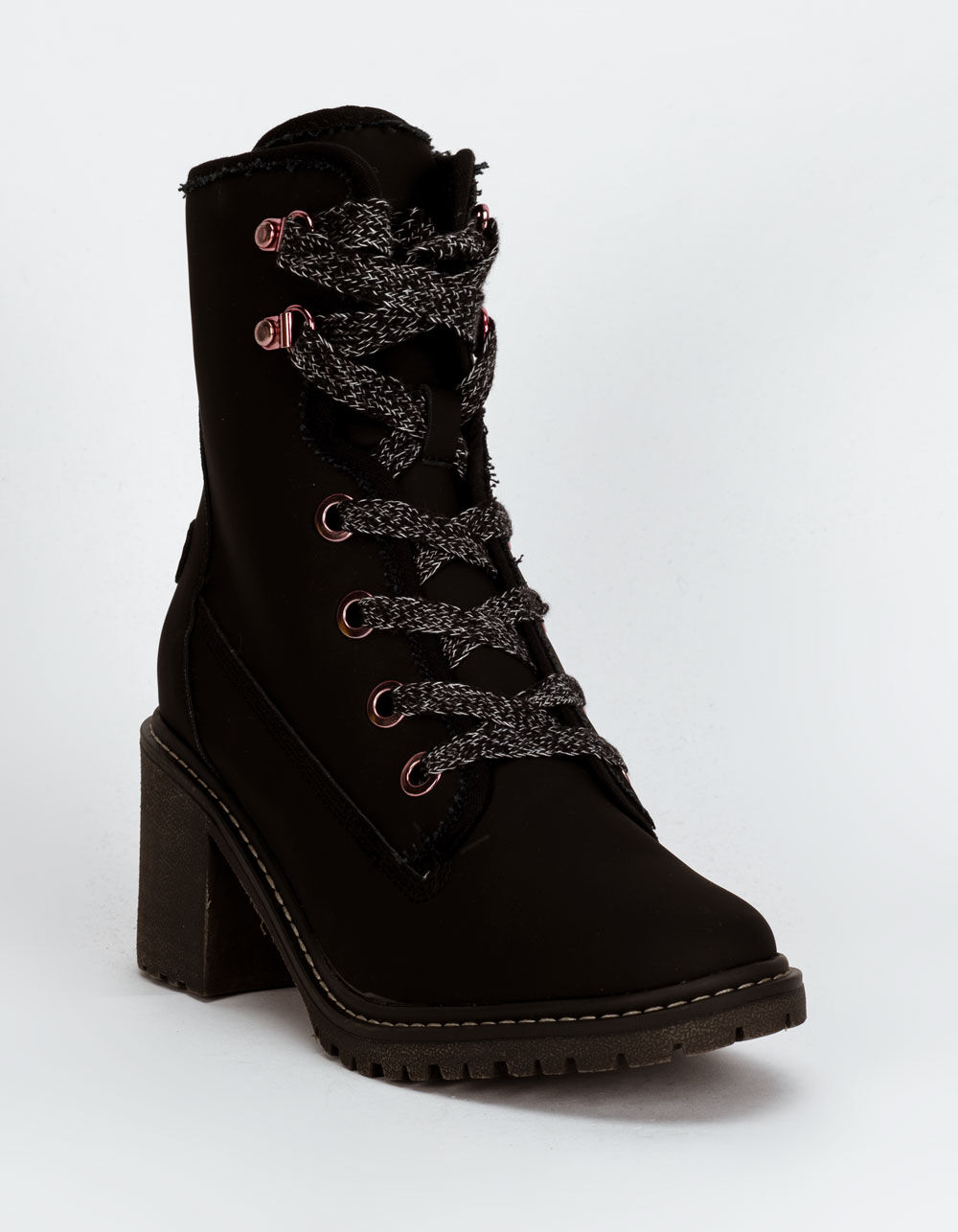 ROXY Out And About Heeled Lace Up Boots