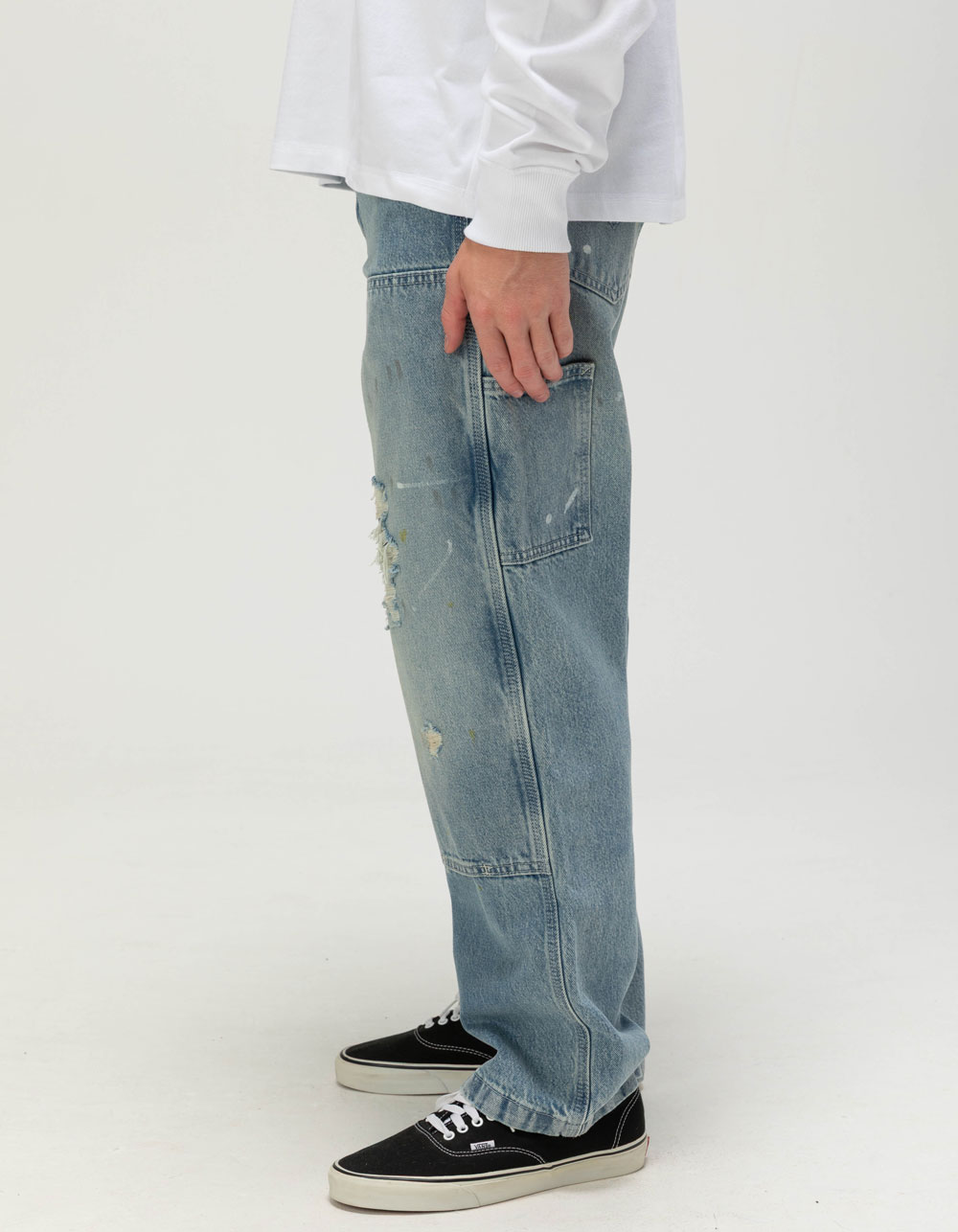 LEVI'S 568 Mens Loose Straight Double Knee Carpenter Jeans