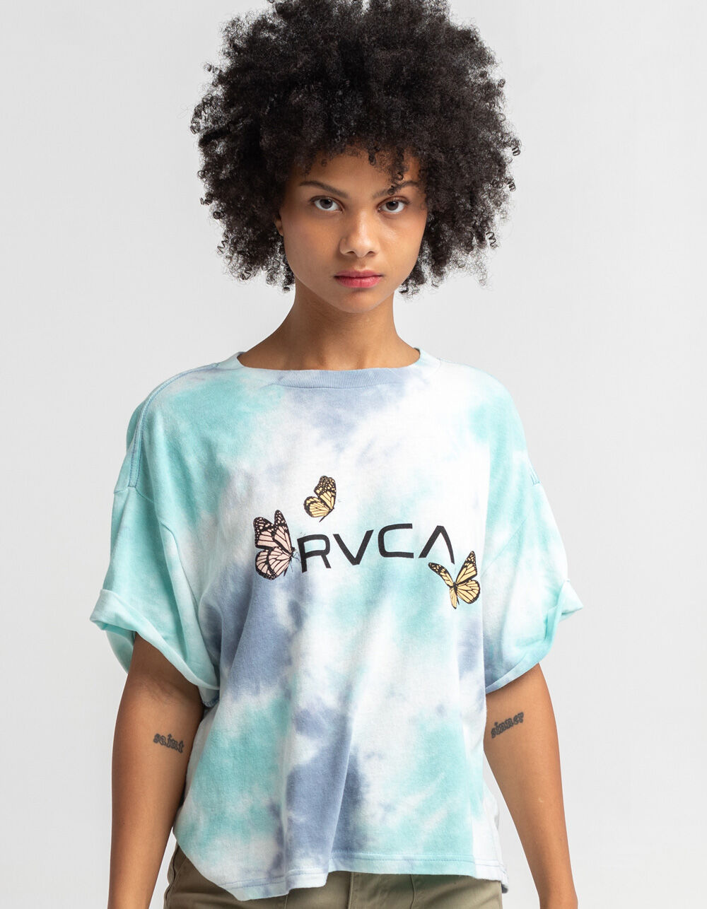 rvca butterfly shirt