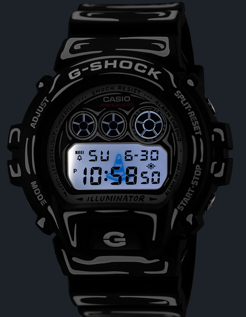 G-SHOCK DW6900JV-1 Watch - BLK/WHT