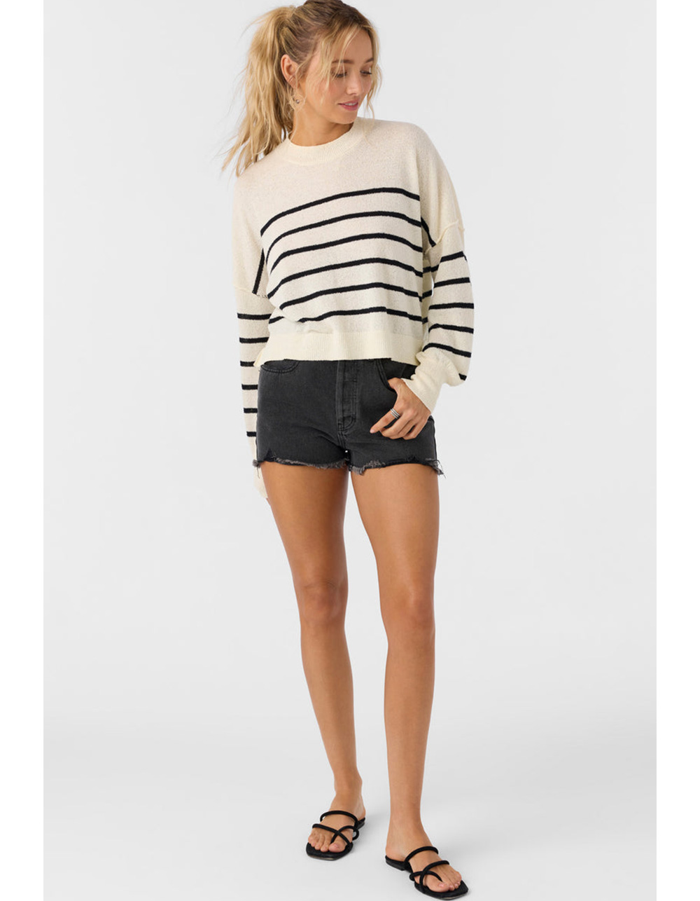 O'NEILL Zephi Womens Sweater - WHITE COMBO