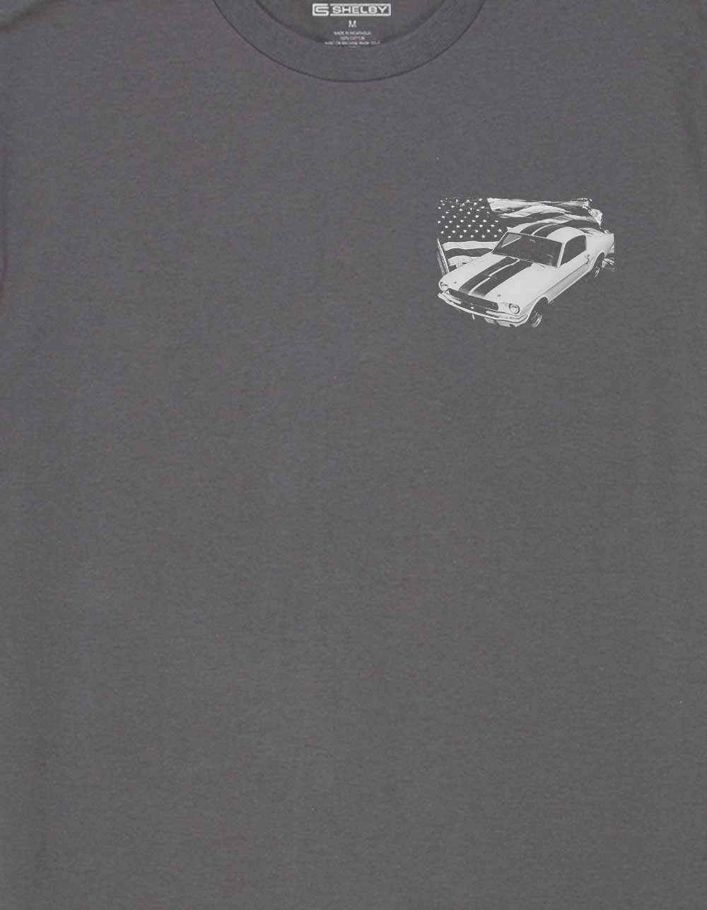 SHELBY COBRA Made America Unisex Tee - CHARCOAL