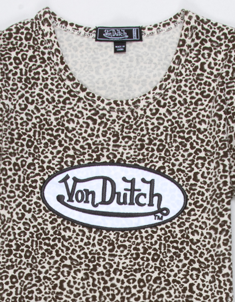 VON DUTCH Cheetah Girls Baby Tee - BLACK COMBO