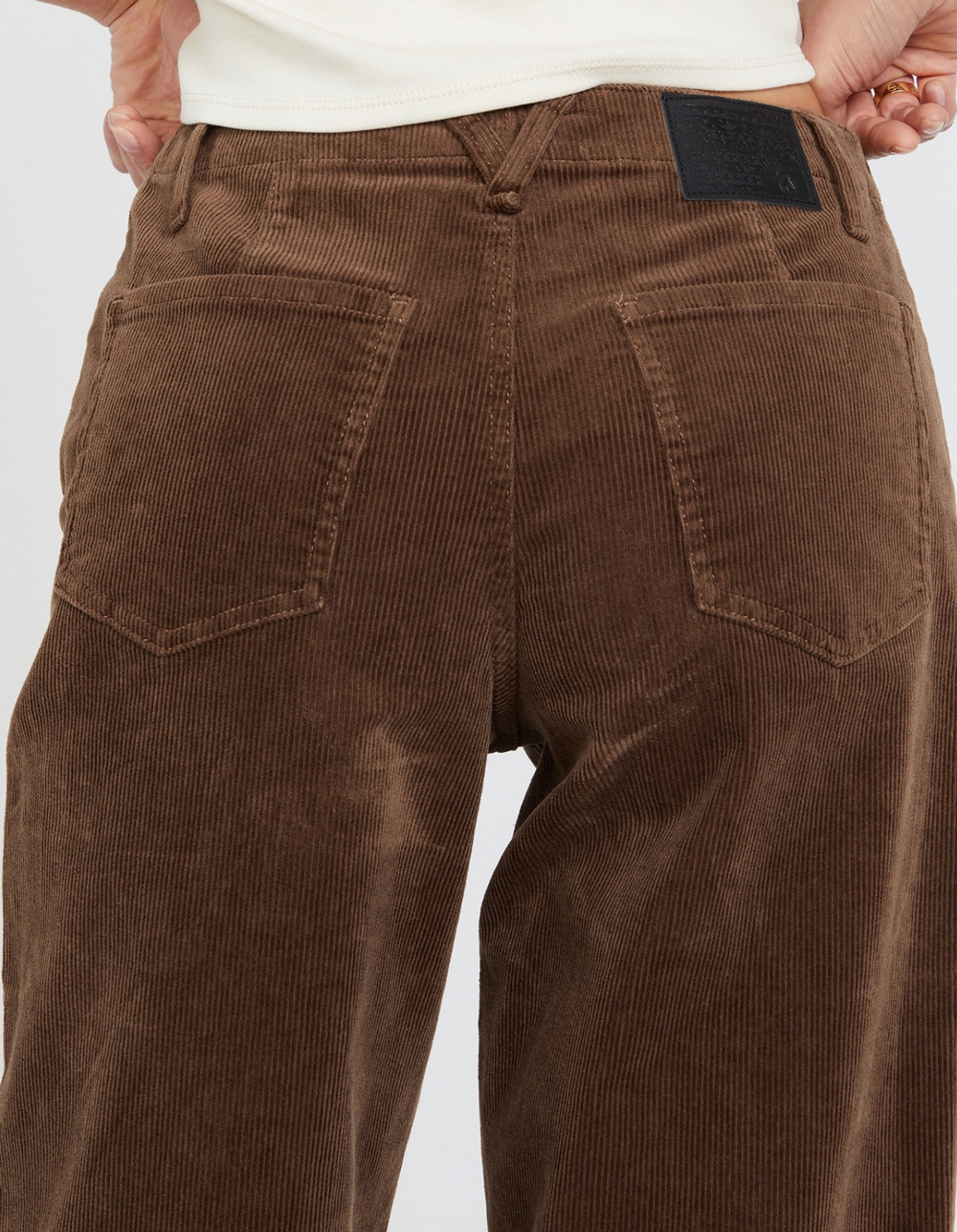 VOLCOM 1991 Stoned Womens Low Rise Corduroy Pants - BROWN | Tillys