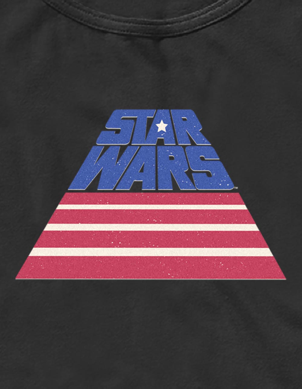 STAR WARS Red Stripes Unisex Tank - BLACK