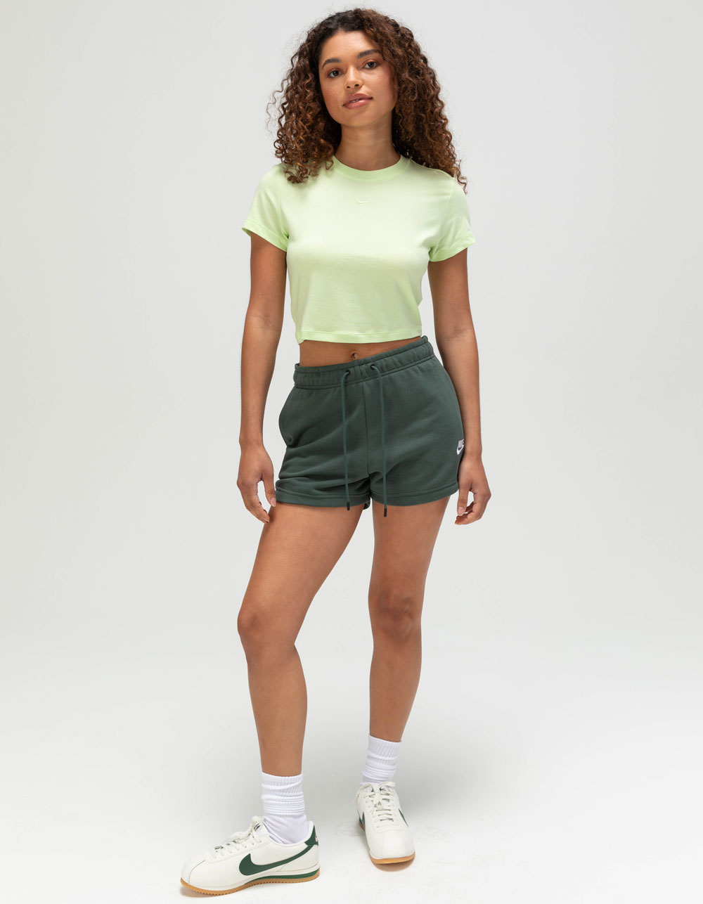 NIKE Sportswear Chill Knit Womens Crop Tee