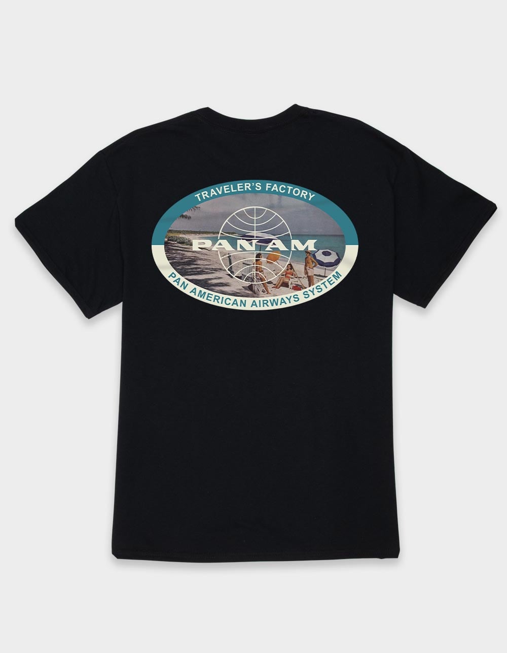 PAN AM Traveler's Factory Unisex Tee - BLACK