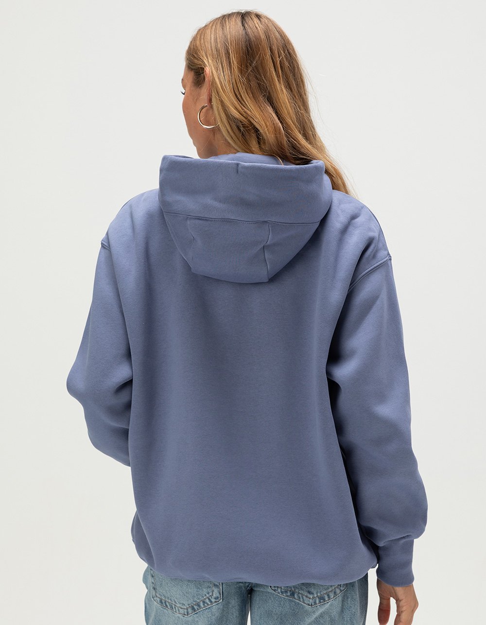 NIKE Sportswear Phoenix Fleece Womens Oversized Hoodie - MEDIUM BLUE
