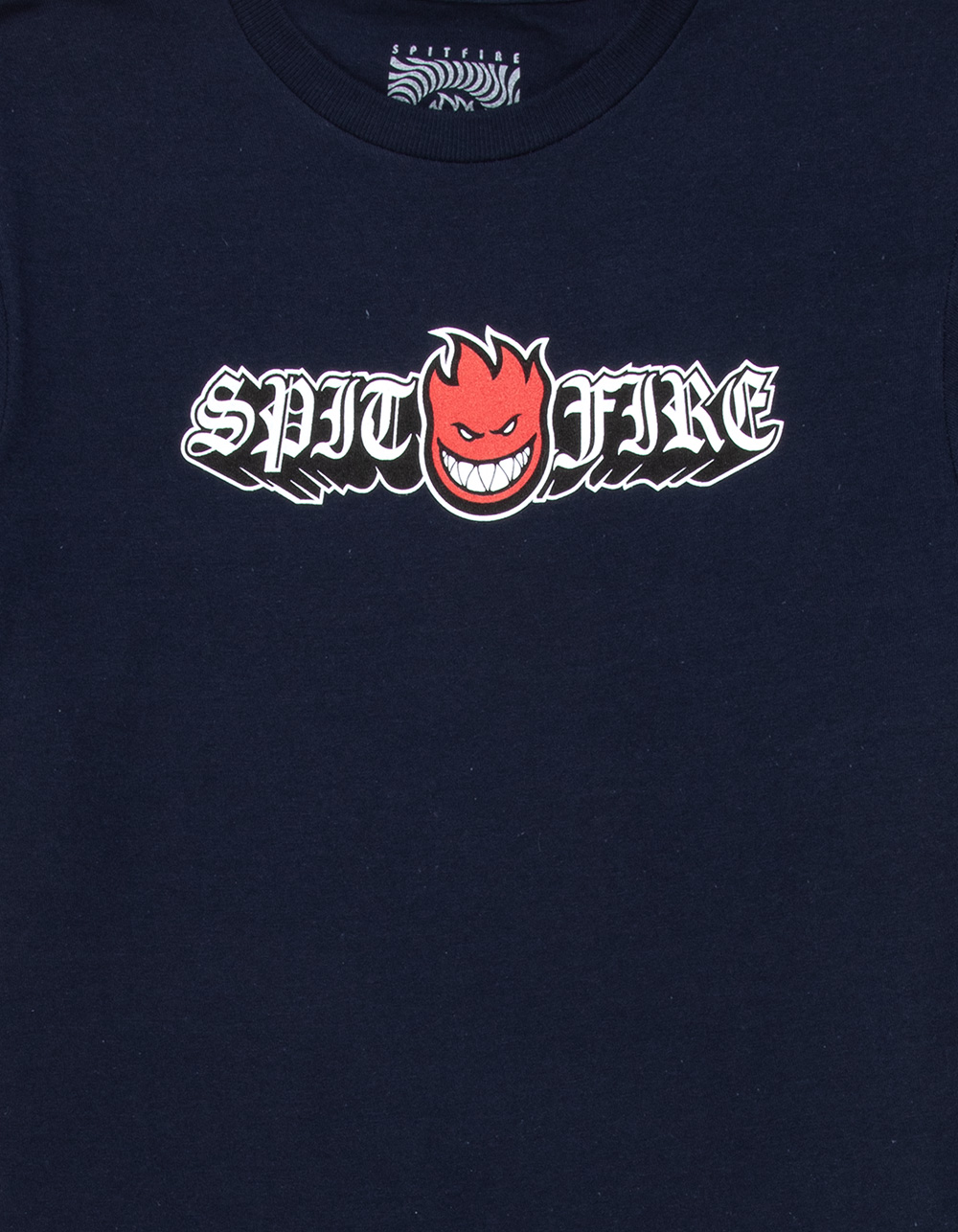 SPITFIRE Old Drop Bighead Boys Tee - NAVY