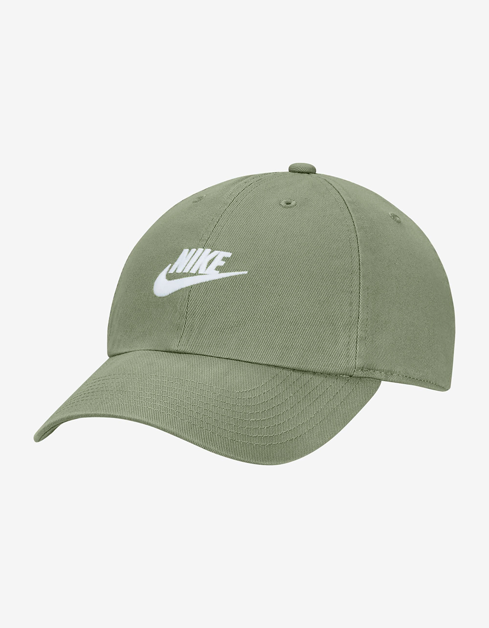NIKE Sportswear Heritage 86 Futura Washed Strapback Hat GREEN/WHITE