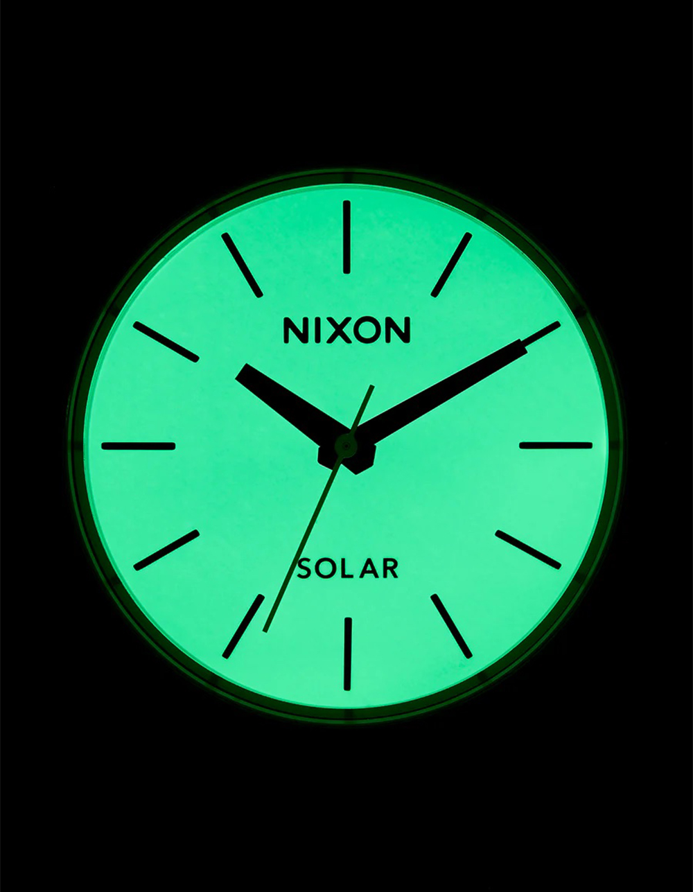 NIXON Time Teller Solar Watch - SILVER