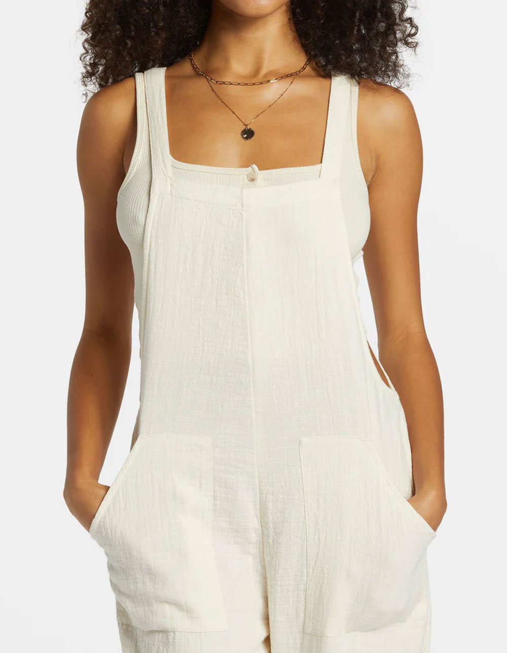 BILLABONG Pacific Time Womens Jumpsuit - WHITE