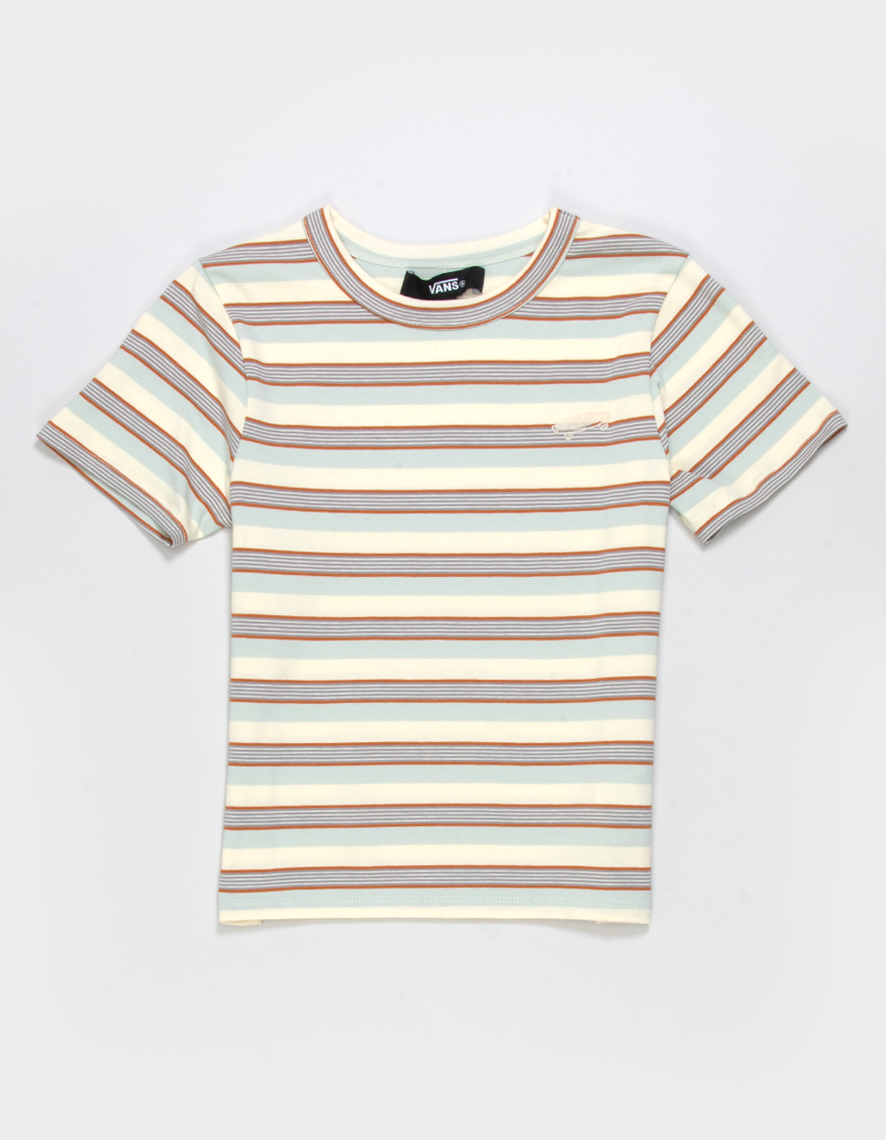 VANS Lucie Girls Stripe Tee - Cream Combo