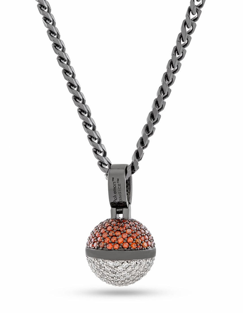 KING ICE x Pokémon Poké Ball Necklace - BLACK