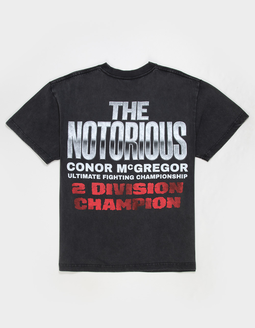 UFC McGregor Champ Mens Boxy Tee - WASHED BLACK