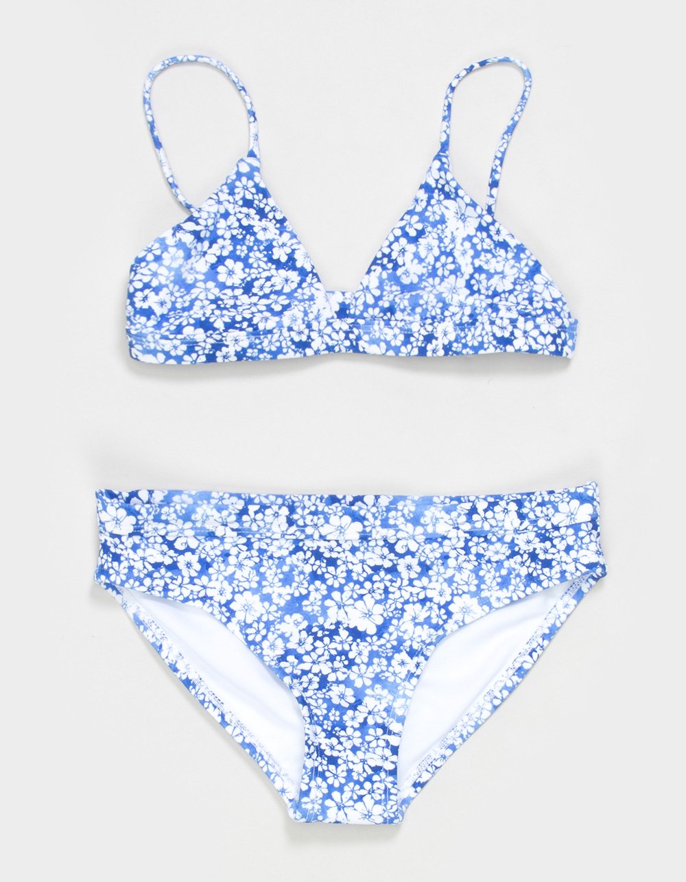 RAISINS Spring Fling Girls Triangle Top Bikini Set - BLUE