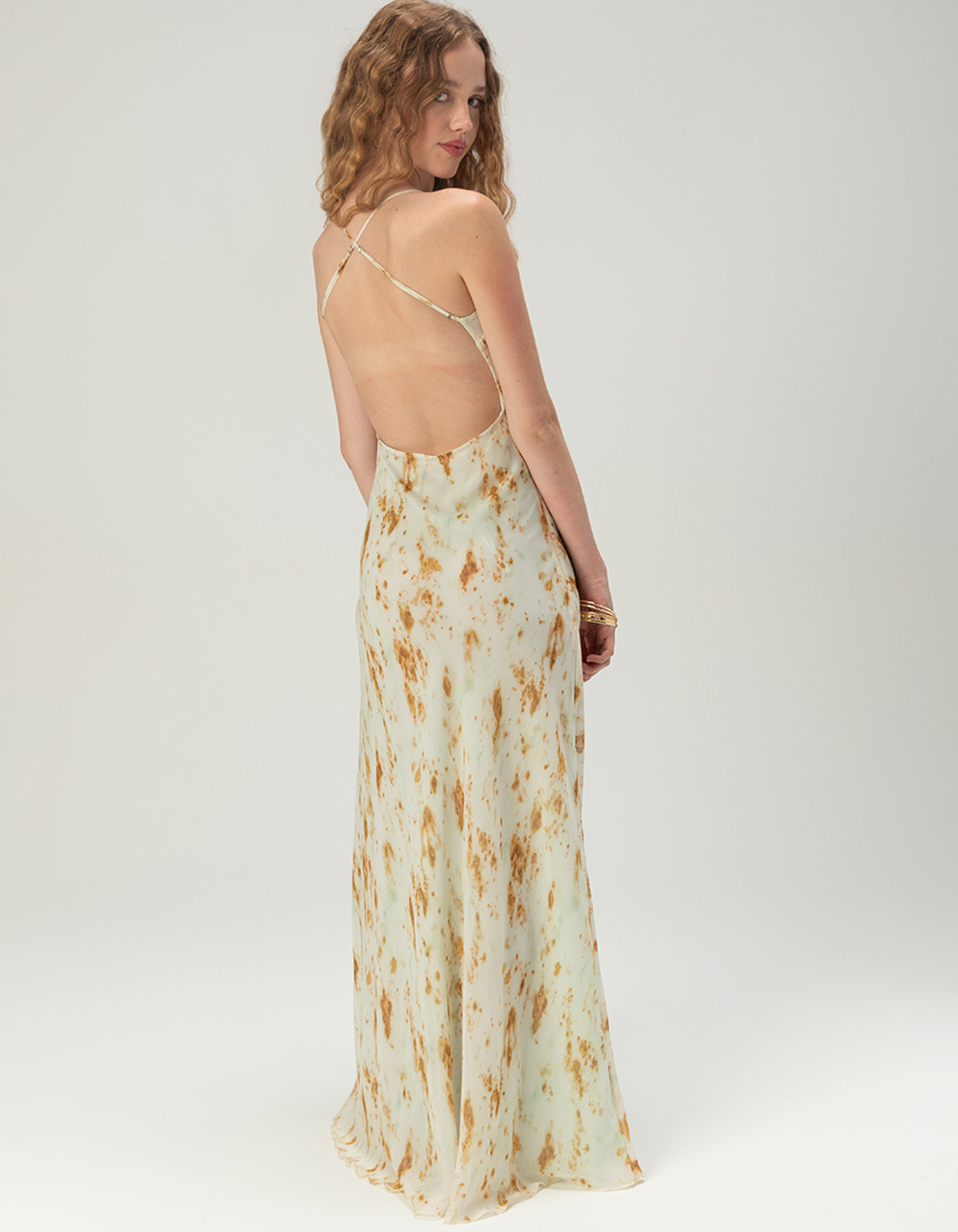 WEST OF MELROSE Womens Animal Print Maxi Dress - BLUE COMBO