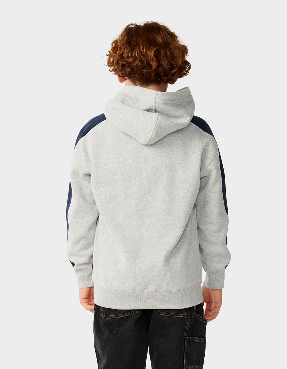 RIP CURL Archive Panel Boys Hoodie - GRAY