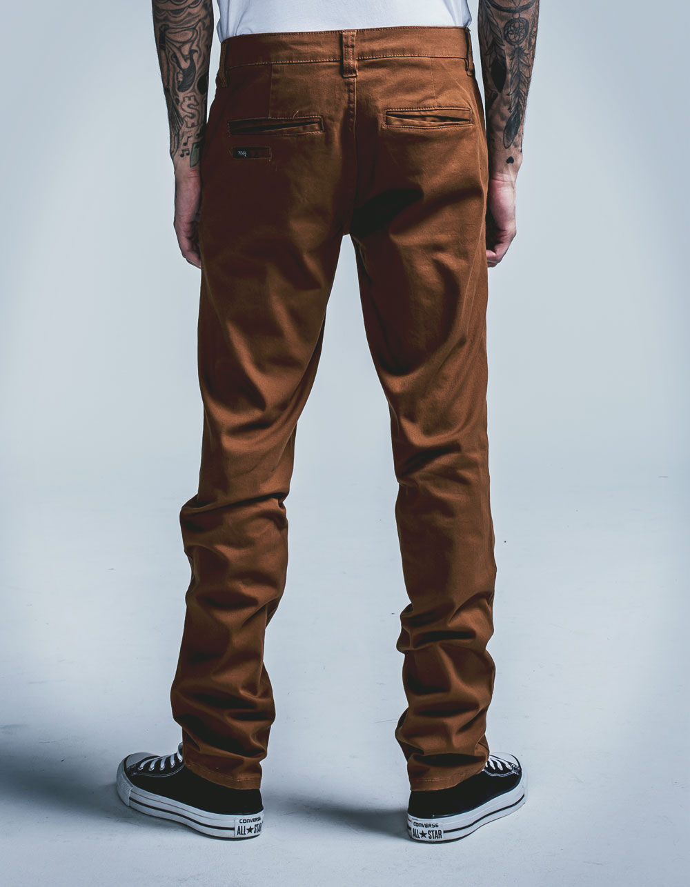 RSQ London Mens Skinny Chino Pants image number 2