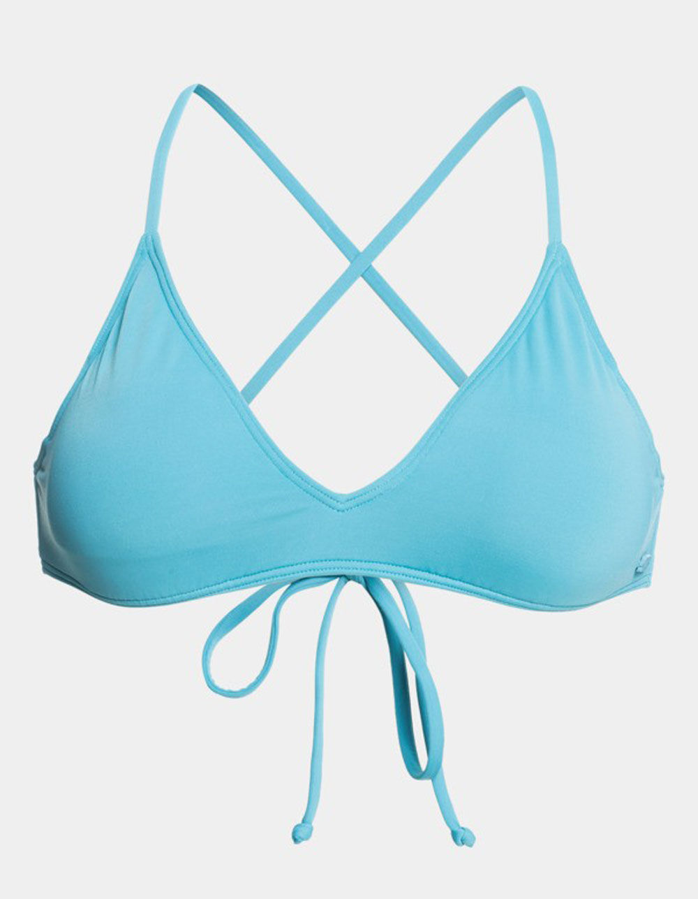 ROXY Beach Classics Womens Athletic Bikini Top TEAL BLUE Tillys