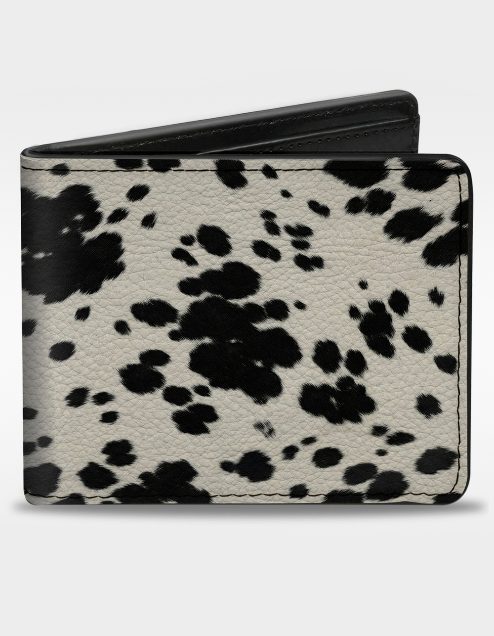 BUCKLE-DOWN Cow Print Bifold Wallet - MULTI