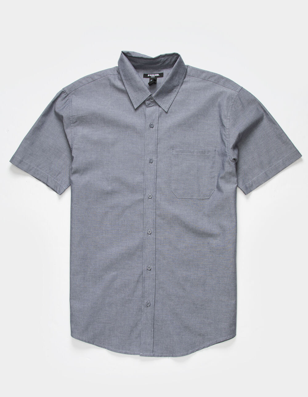 RSQ Boys Solid Chambray Button Up Shirt