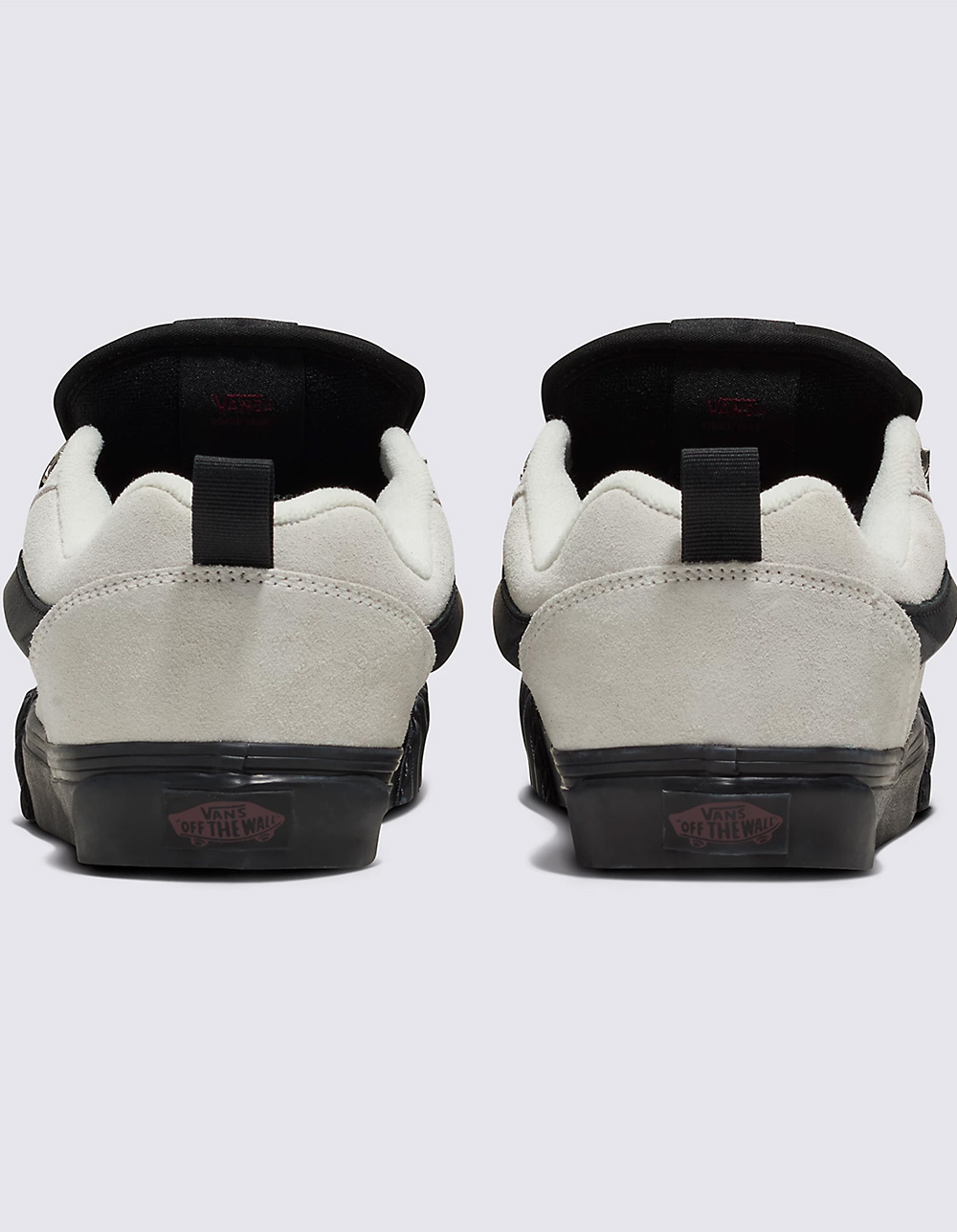 VANS Knu Skool Shoes - WHT/BLK