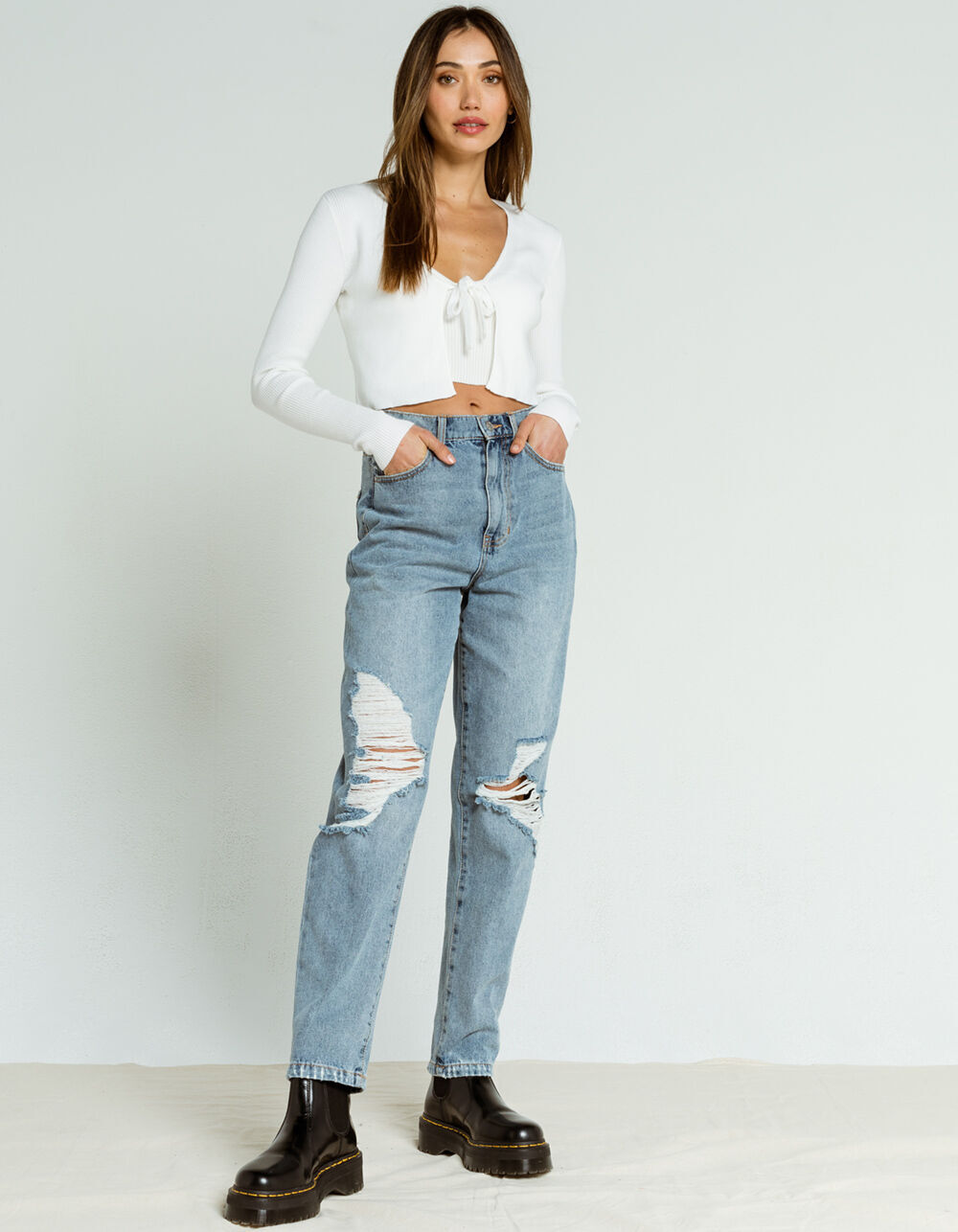 RSQ Destroyed 90s Womens Jeans - LTWSH 