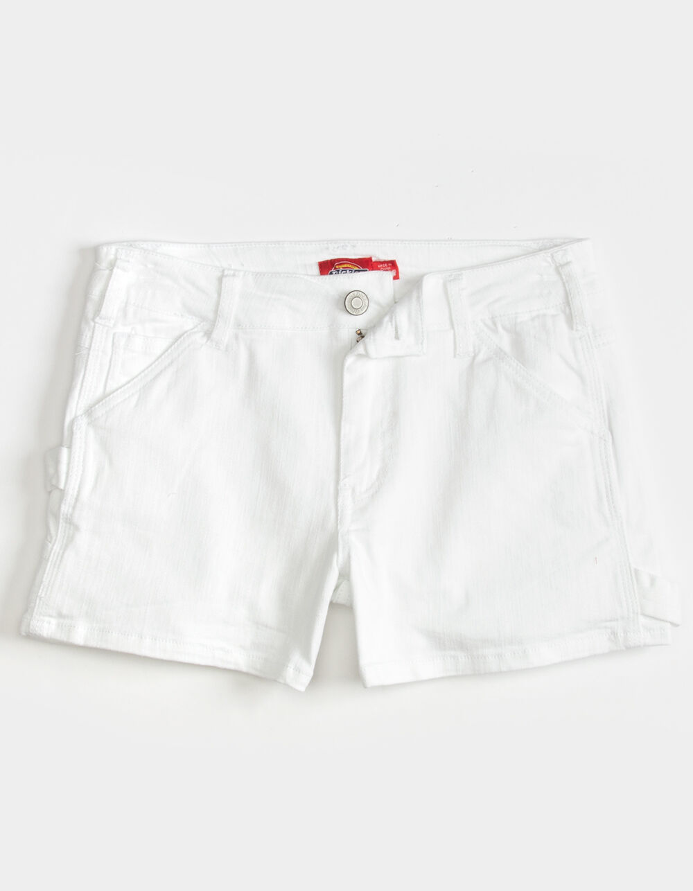 DICKIES High Rise Carpenter Girls Shorts - WHITE | Tillys
