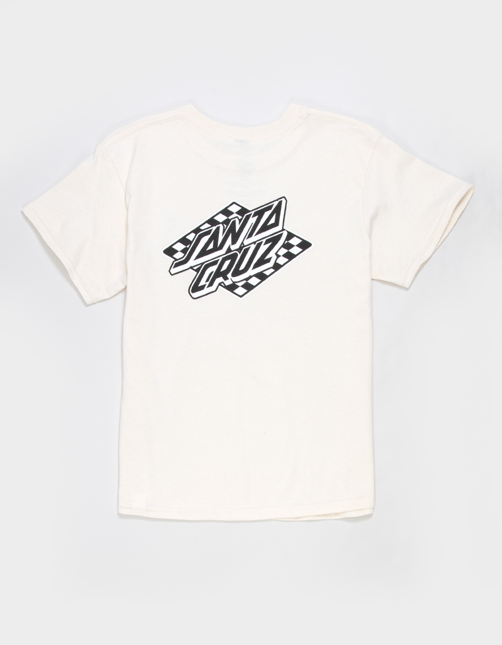 SANTA CRUZ Check Diamond Boys Tee - SAND