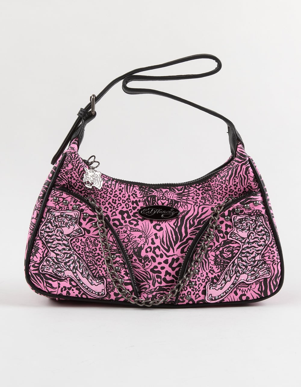 ED HARDY Ricki Hobo Shoulder Bag - PINK
