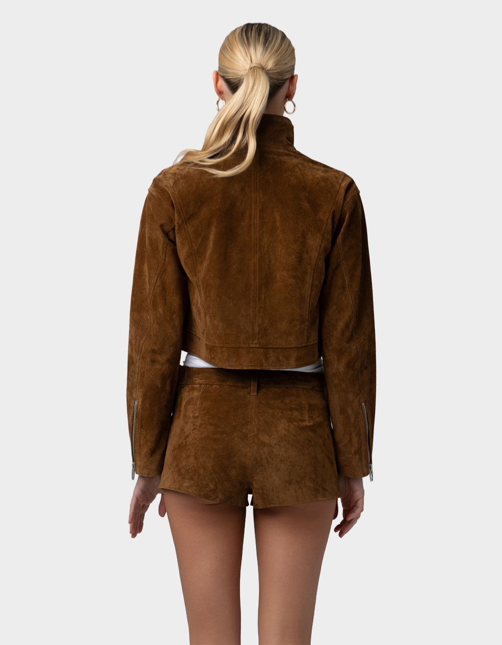 BLANK NYC Double Espresso Womens Jacket - BROWN