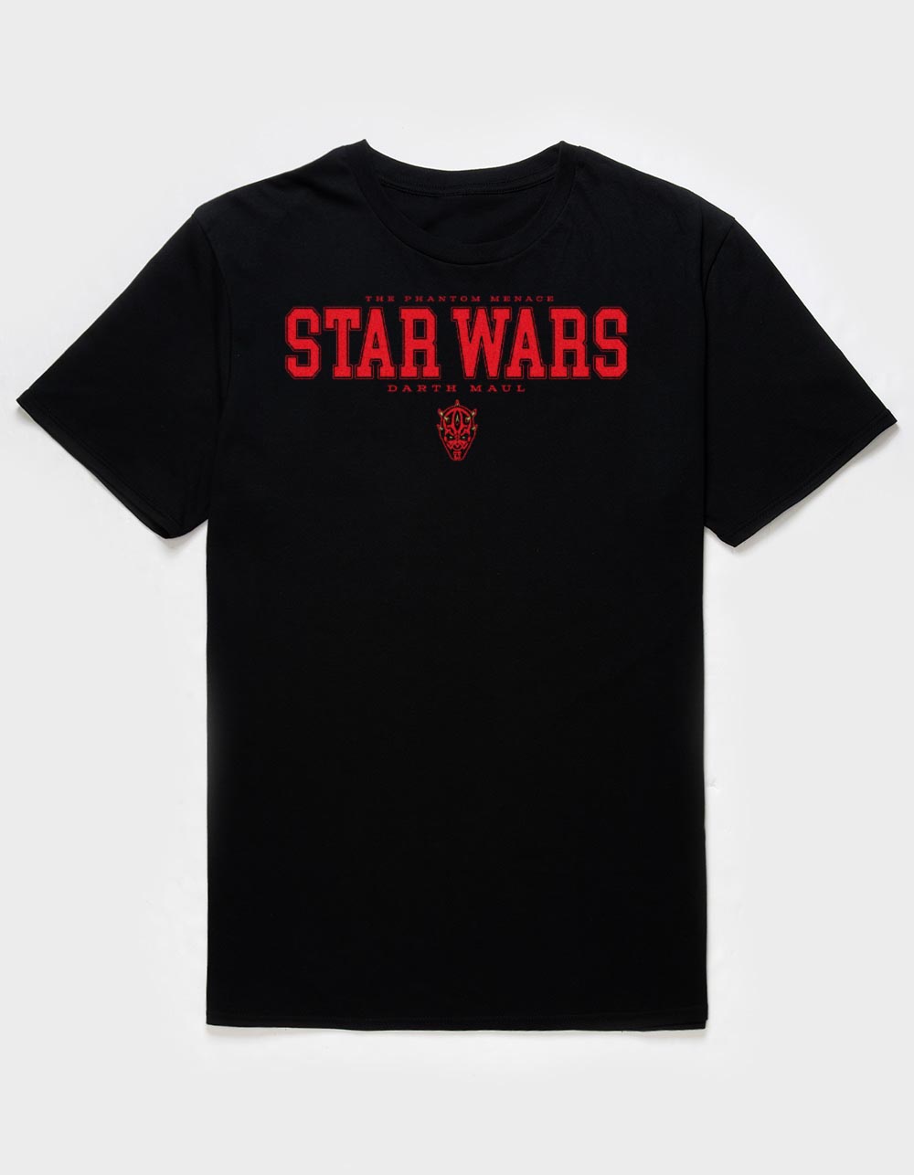 STAR WARS Darth Maul Collegiate Unisex Tee - BLACK