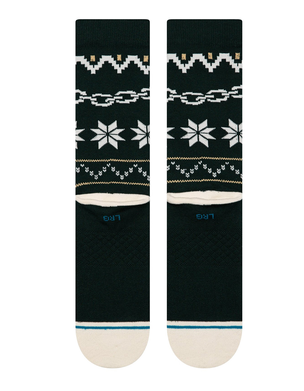 STANCE Break The Season Mens Crew Socks - DK GREEN