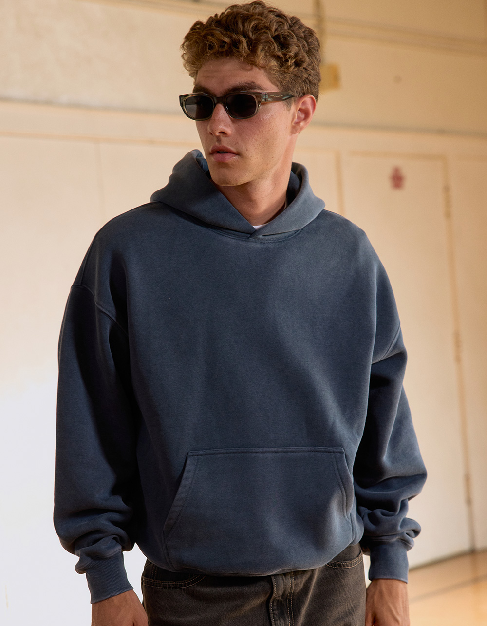 RSQ Mens Oversized Hoodie - NAVY