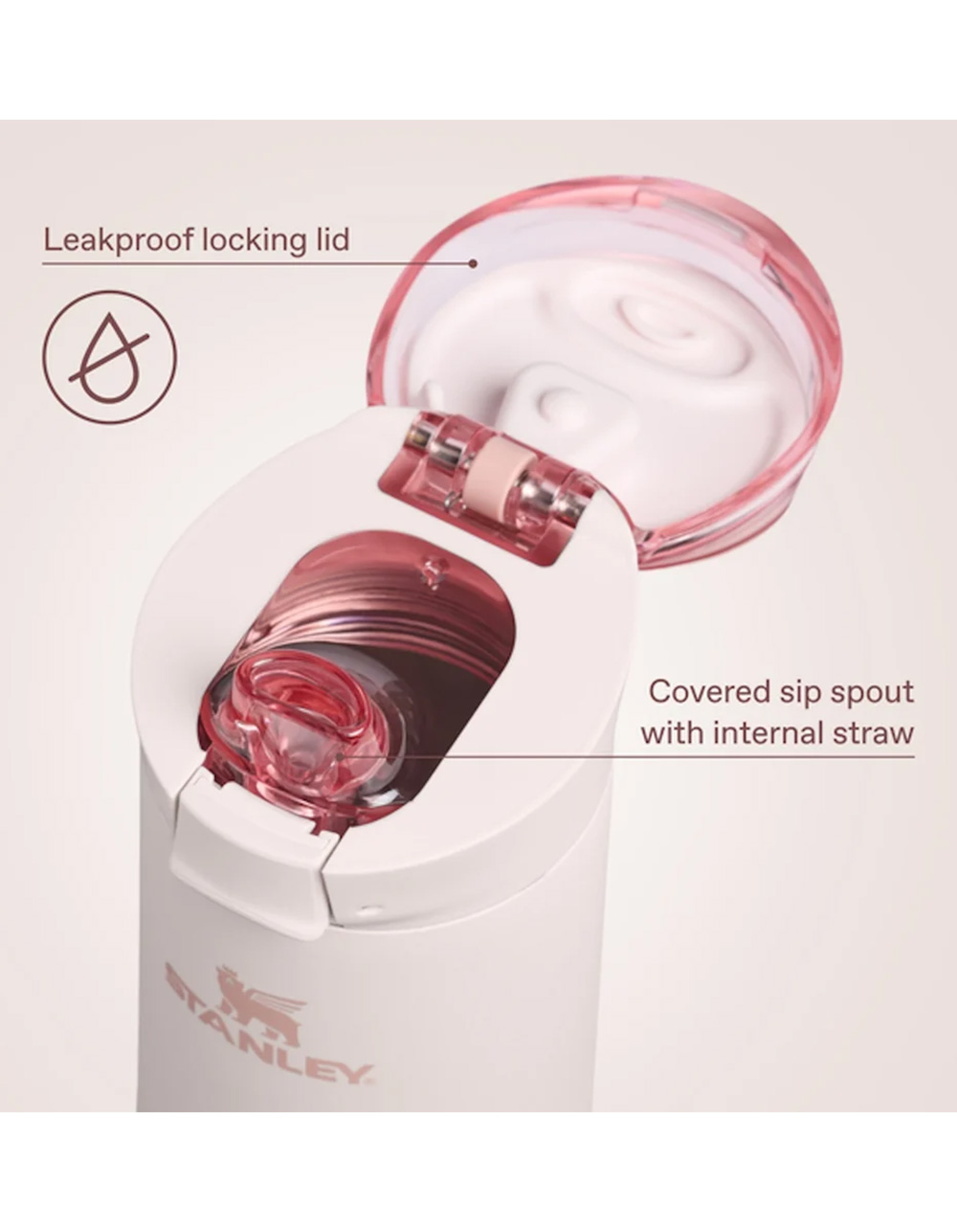 STANLEY Flowstate™ Spring 20 oz Water Bottle - CREAM