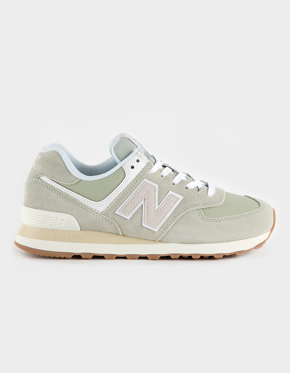 NEW BALANCE 574 Womens Shoes - OLIVE COMBO