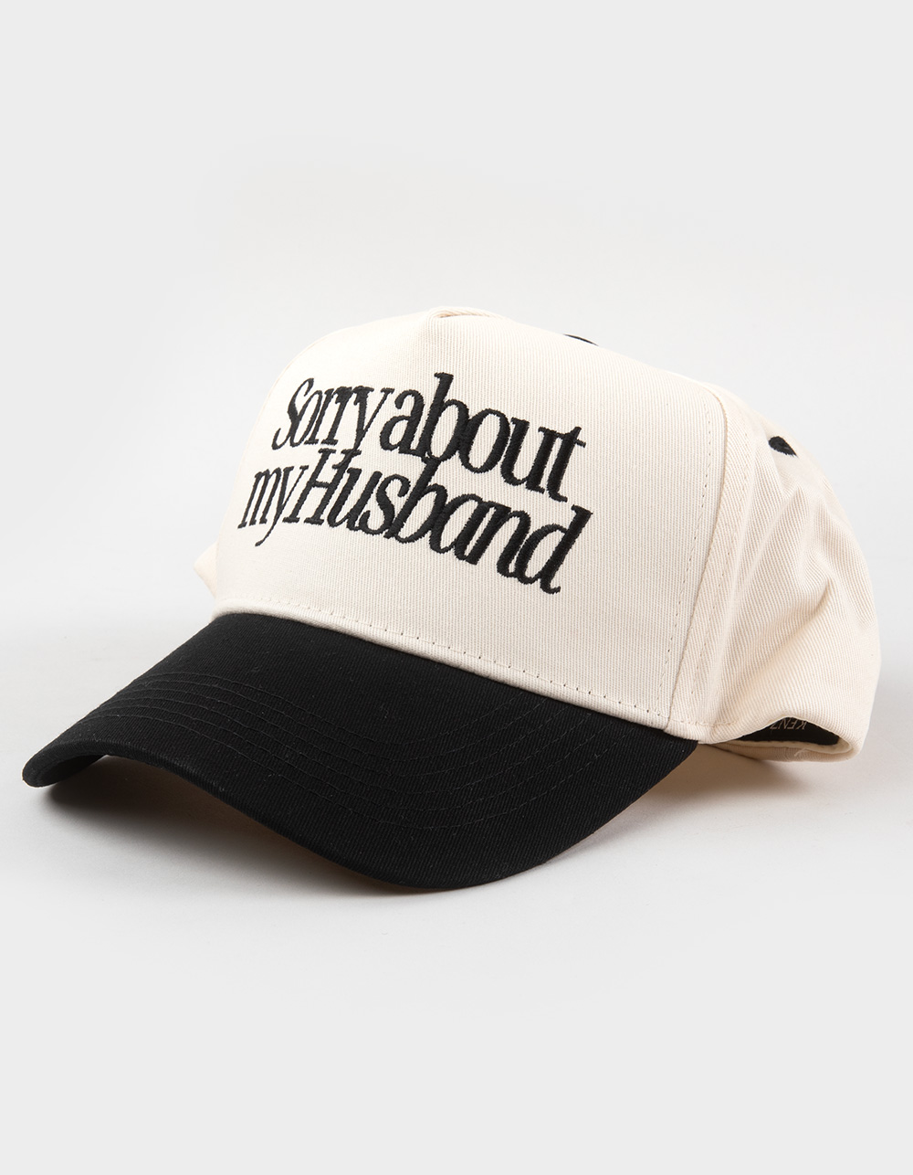 KENZ KUSTOMZ Sorry Husband Snapback Hat - BLACK COMBO