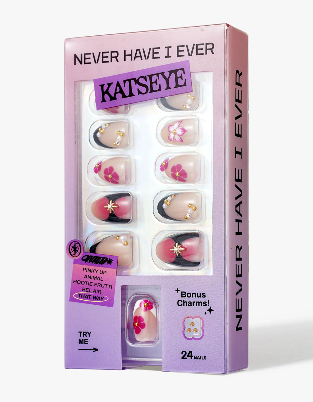 NEVER HAVE I EVER x Katseye That Way Press-On Nails - MULTI