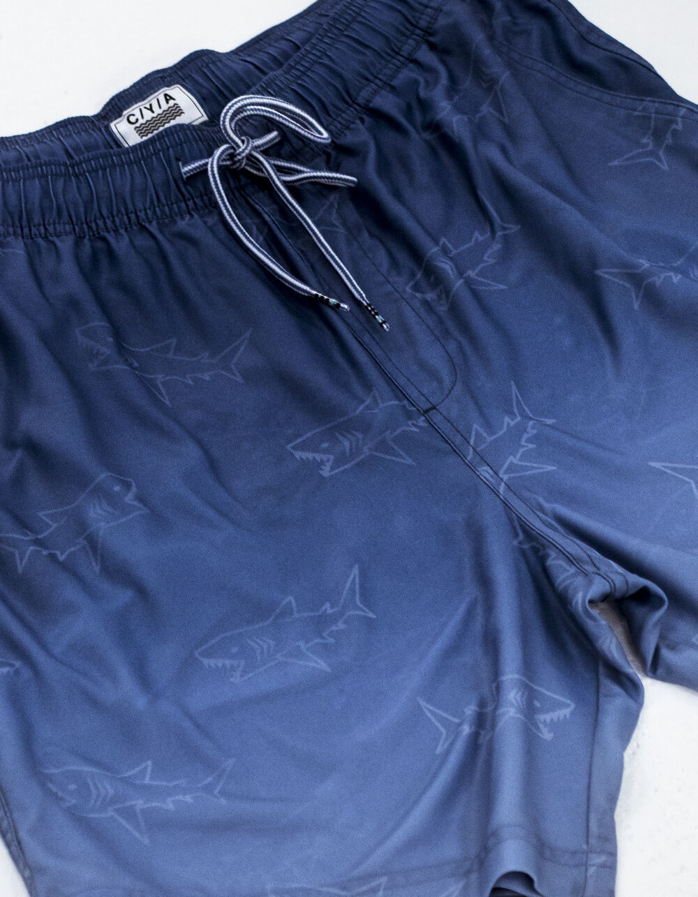 CYA Water Changing Shark Bait Blue Fade Mens Volley Shorts - BLUE | Tillys