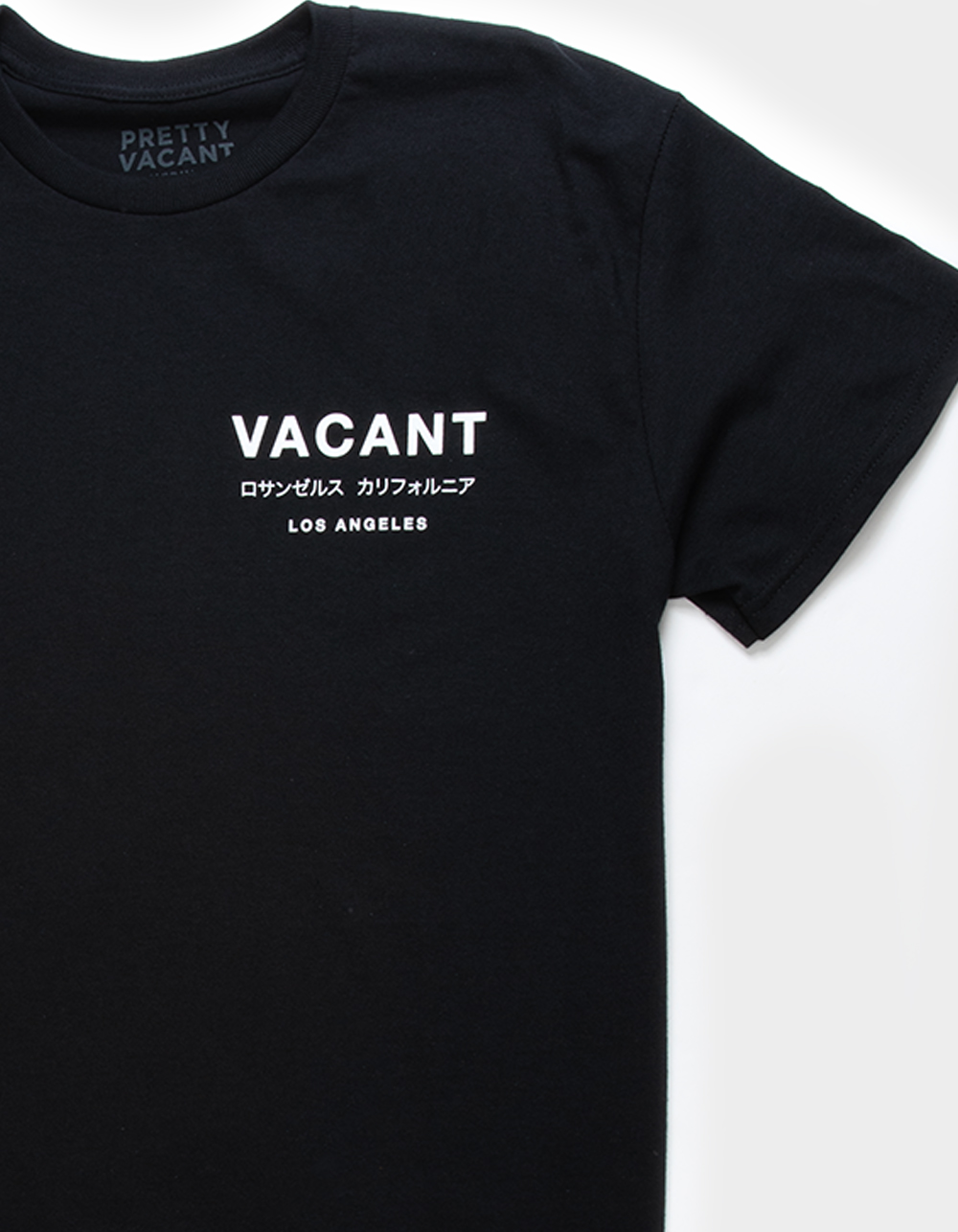 PRETTY VACANT Los Angeles Mens Tee - BLACK