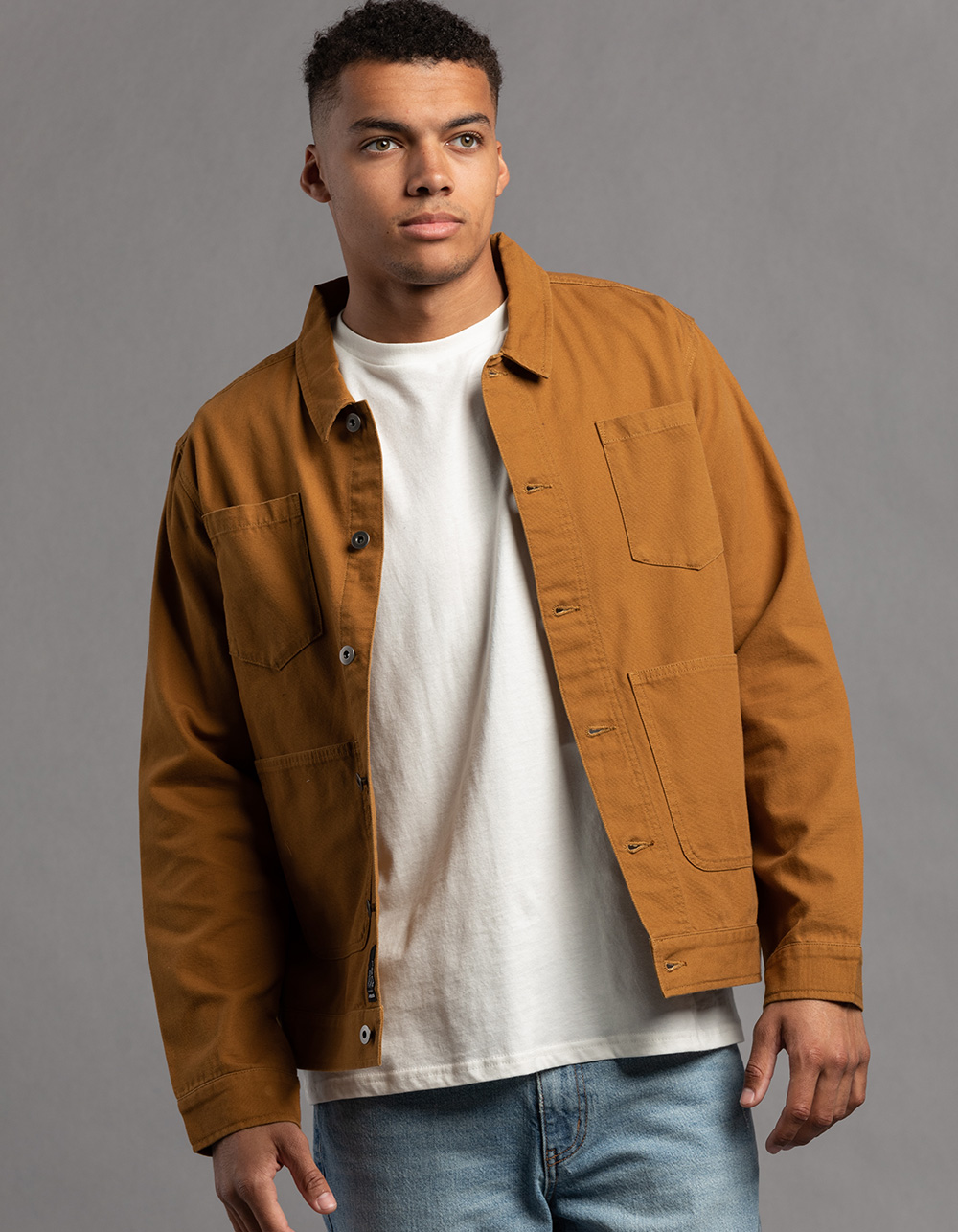 Chore jacket brown Clearance