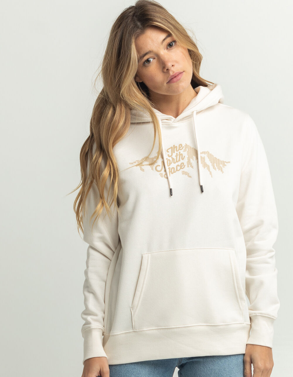 THE NORTH FACE Holiday Womens Hoodie - CREAM | Tillys
