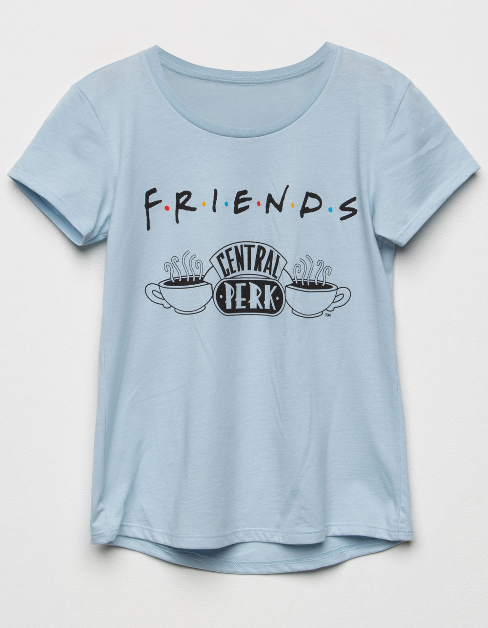 FRIENDS Logo Central Perk Girls T-Shirt - LIGHT BLUE | Tillys