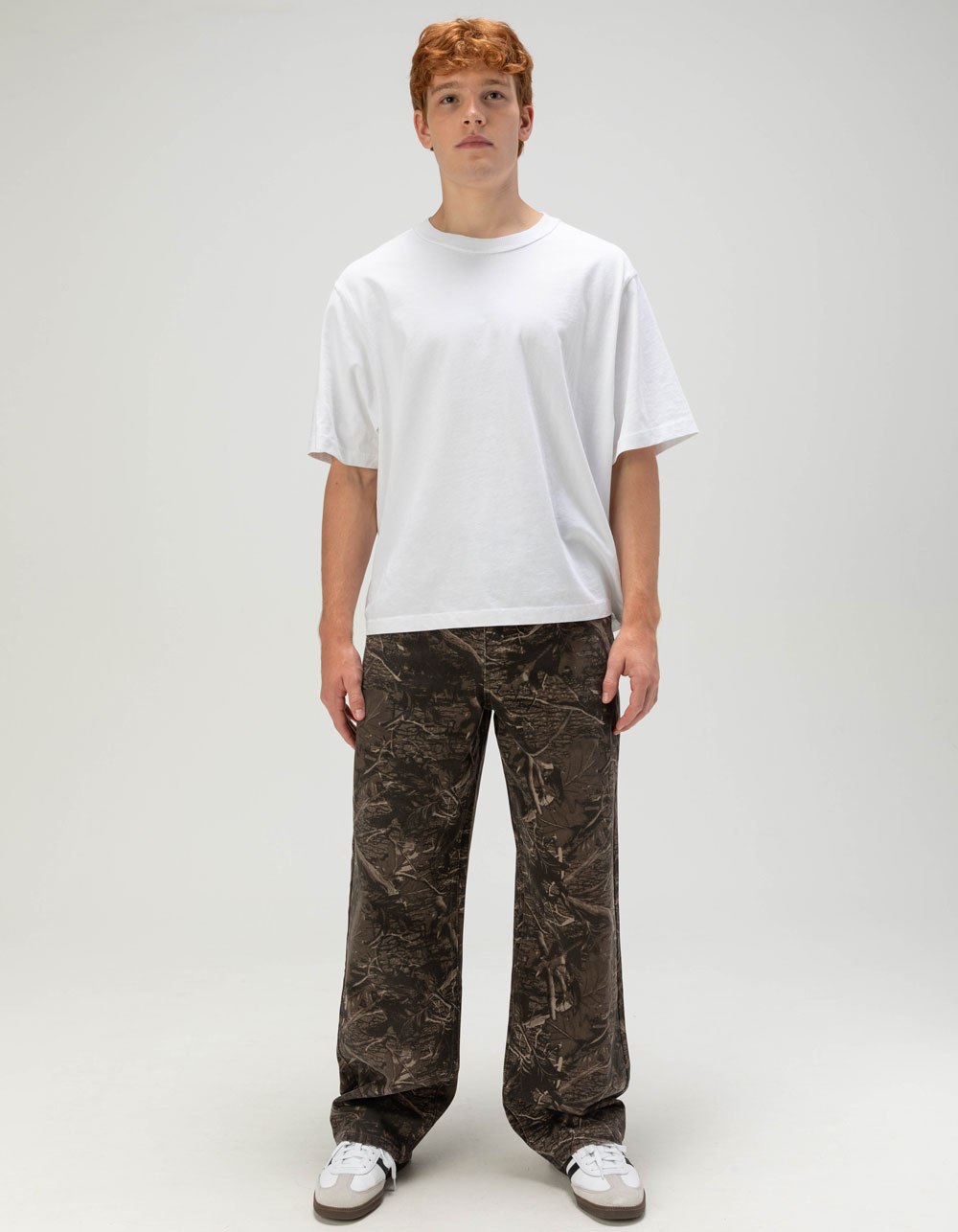 RSQ Mens Baggy Twill Pants - CAMO/BLK