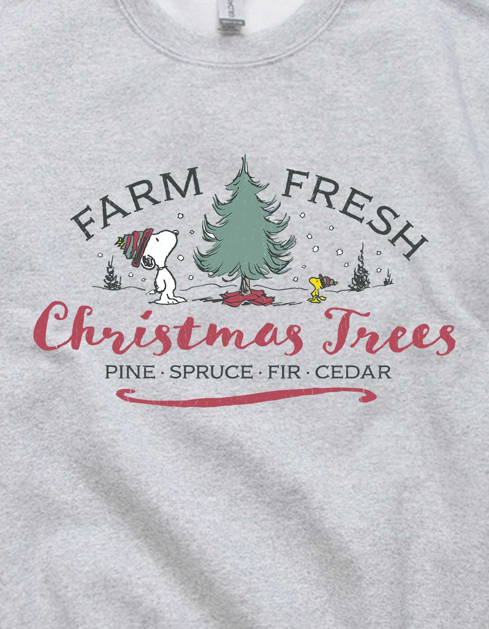 PEANUTS Farm Fresh Trees Unisex Crewneck Sweatshirt